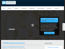 Tablet Screenshot of nemm.org